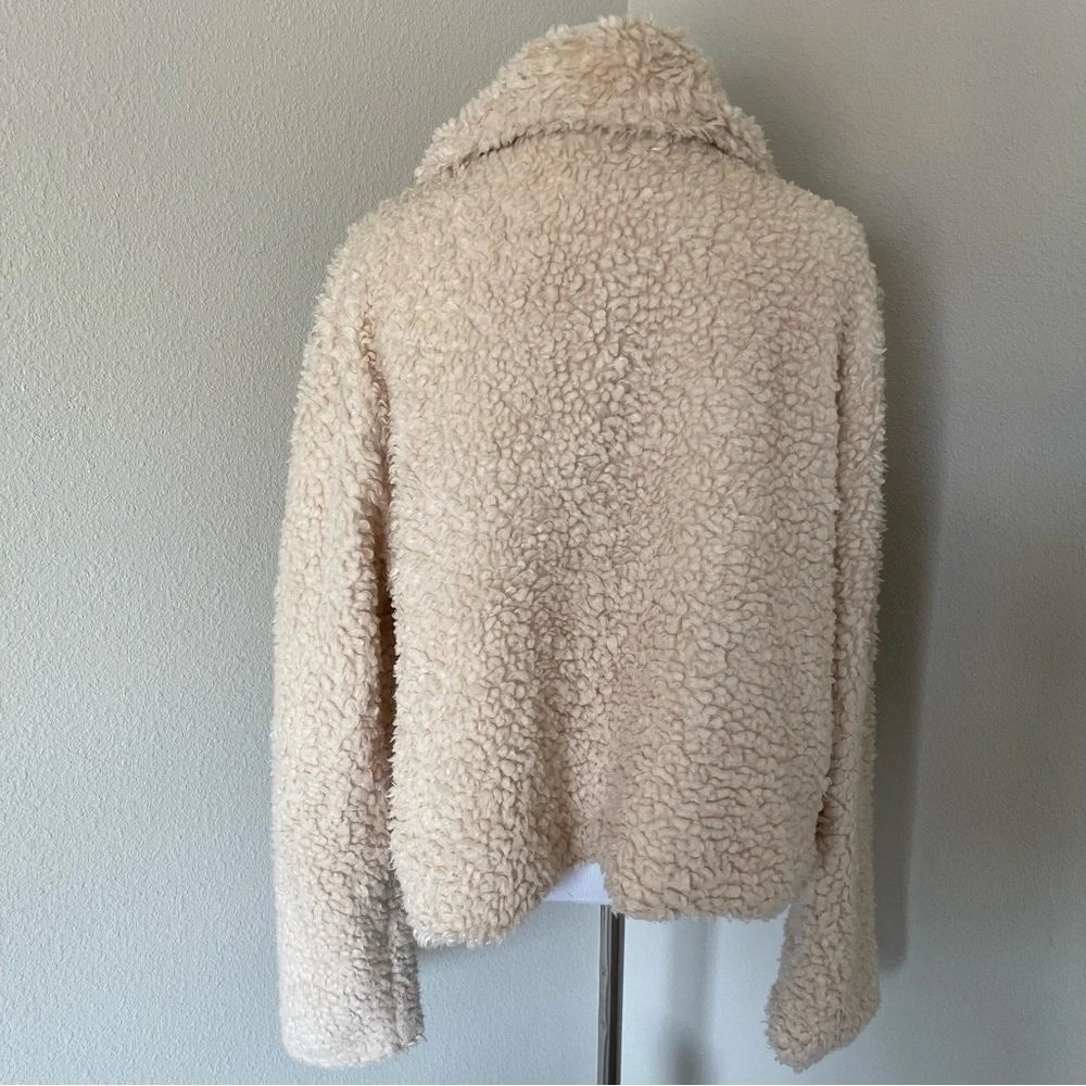 Cream Sherpa FAVLUX Jacket